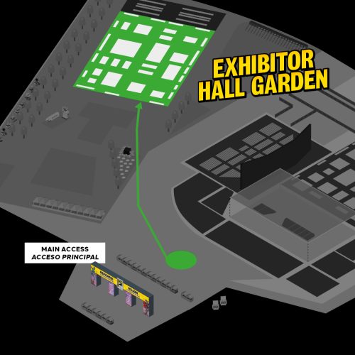 Ruta hacia Exhibitor Hall Garden